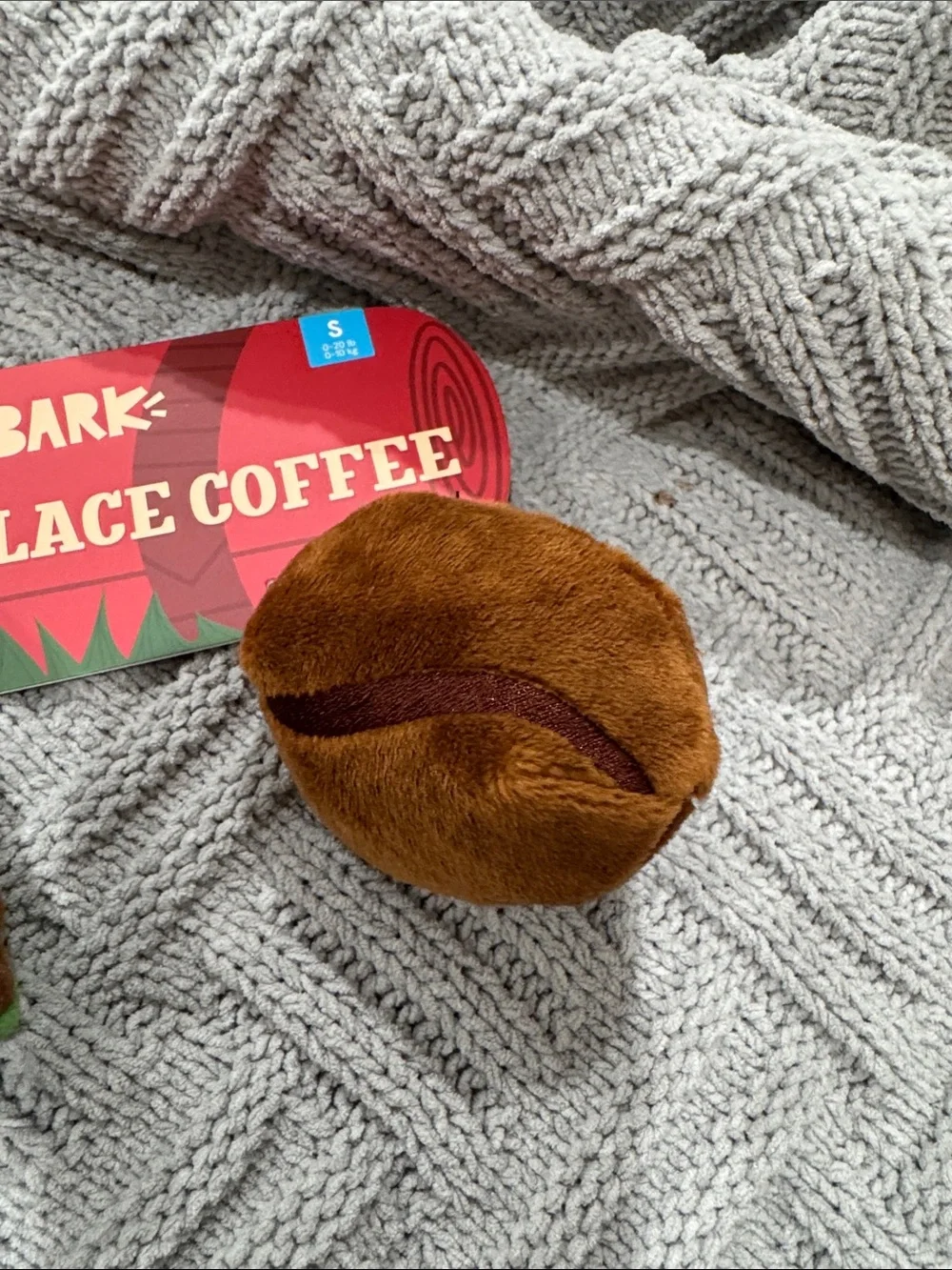 Bark “Pup’s Place Coffee” Plush Dog Toys